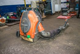 Husqvarna petrol driven back pack leaf blower