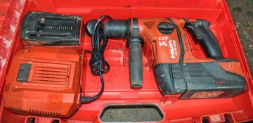 Hilti TE 6-36 36v cordless SDS hammer drill 2 batteries, charger & carry case A675704