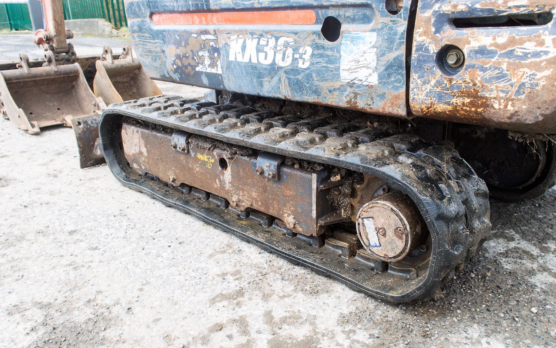 Kubota KX36-3 1.5 tonne rubber tracked mini excavator Year:  S/N: 7077625 Recorded Hours: 3396 - Image 10 of 21