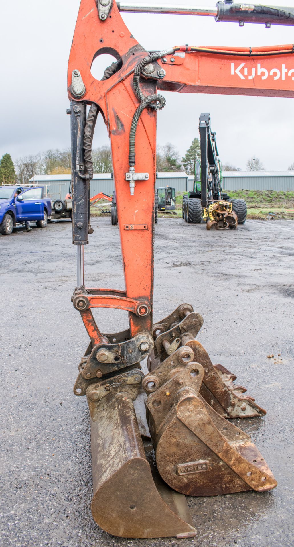 Kubota U48.4 4.8 tonne rubber tracked excavator Year: 2015 S/N: 52743 Recorded hours: 2171 c/w 3 - Image 13 of 24