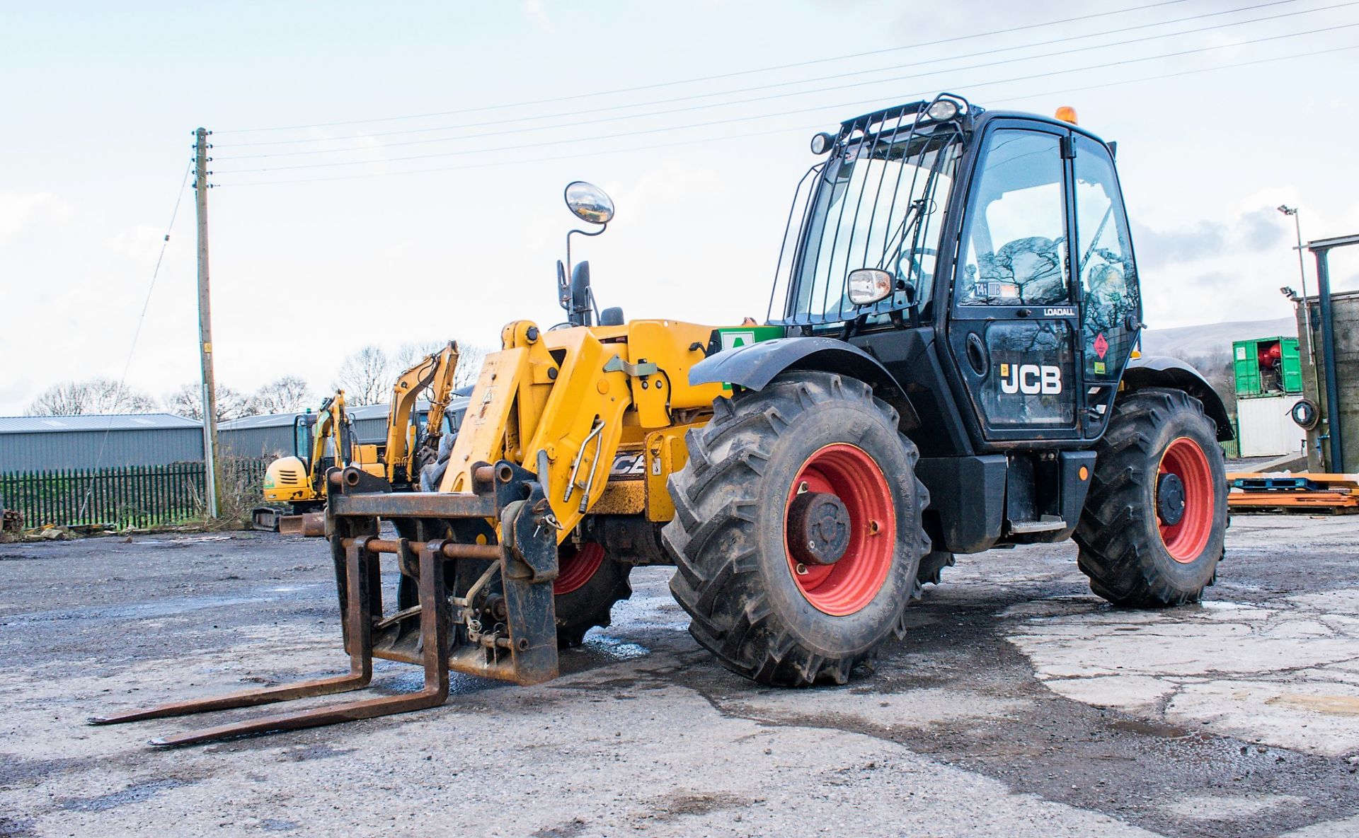 JCB 531-70 7 metre telescopic handler Year: 2014 S/N: 2341931 Reg No: MX64 PZR Recorded Hours: