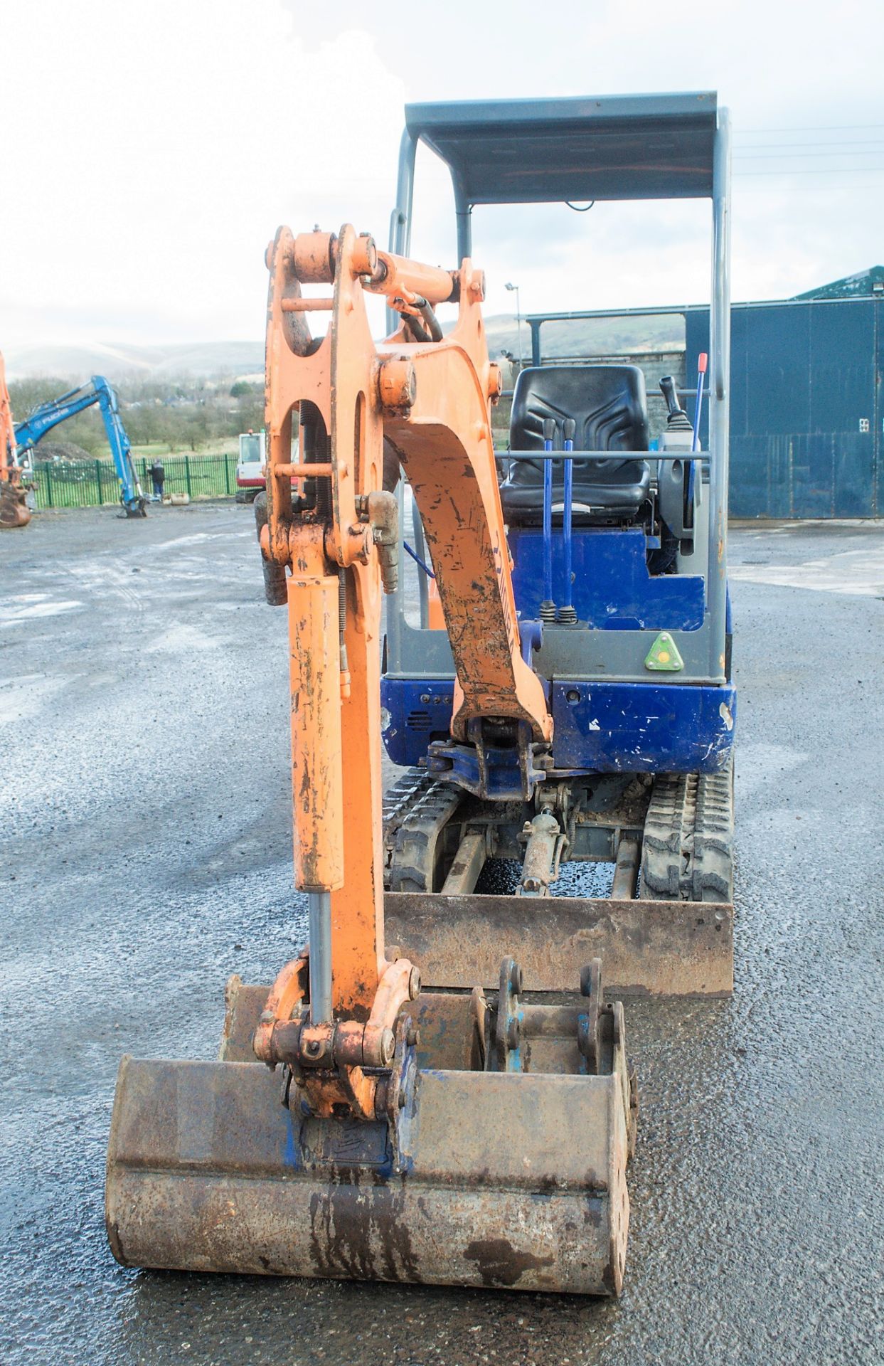 Kubota KX36-3 1.5 tonne rubber tracked mini excavator Year: S/N: Recorded Hours: 3731 blade, piped & - Image 5 of 20