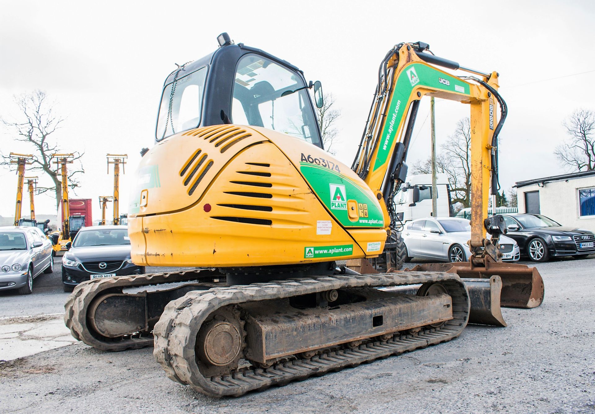 JCB 8085 Eco ZTS 8.5 tonne rubber tracked excavator Year: 2013 S/N: 1073096 Recorded Hours: 91952 ( - Image 4 of 23