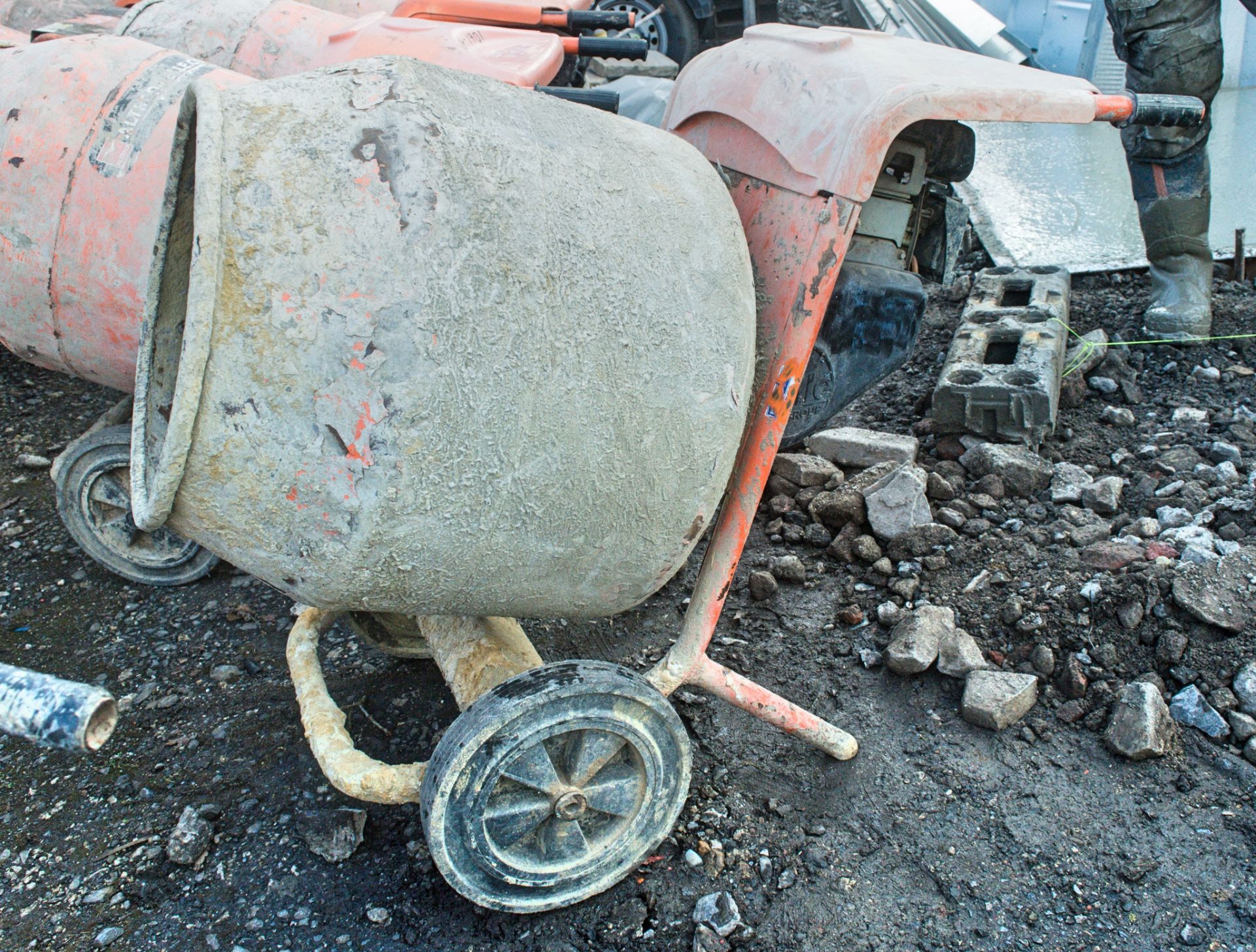 Belle 150 Minimix petrol driven cement mixer