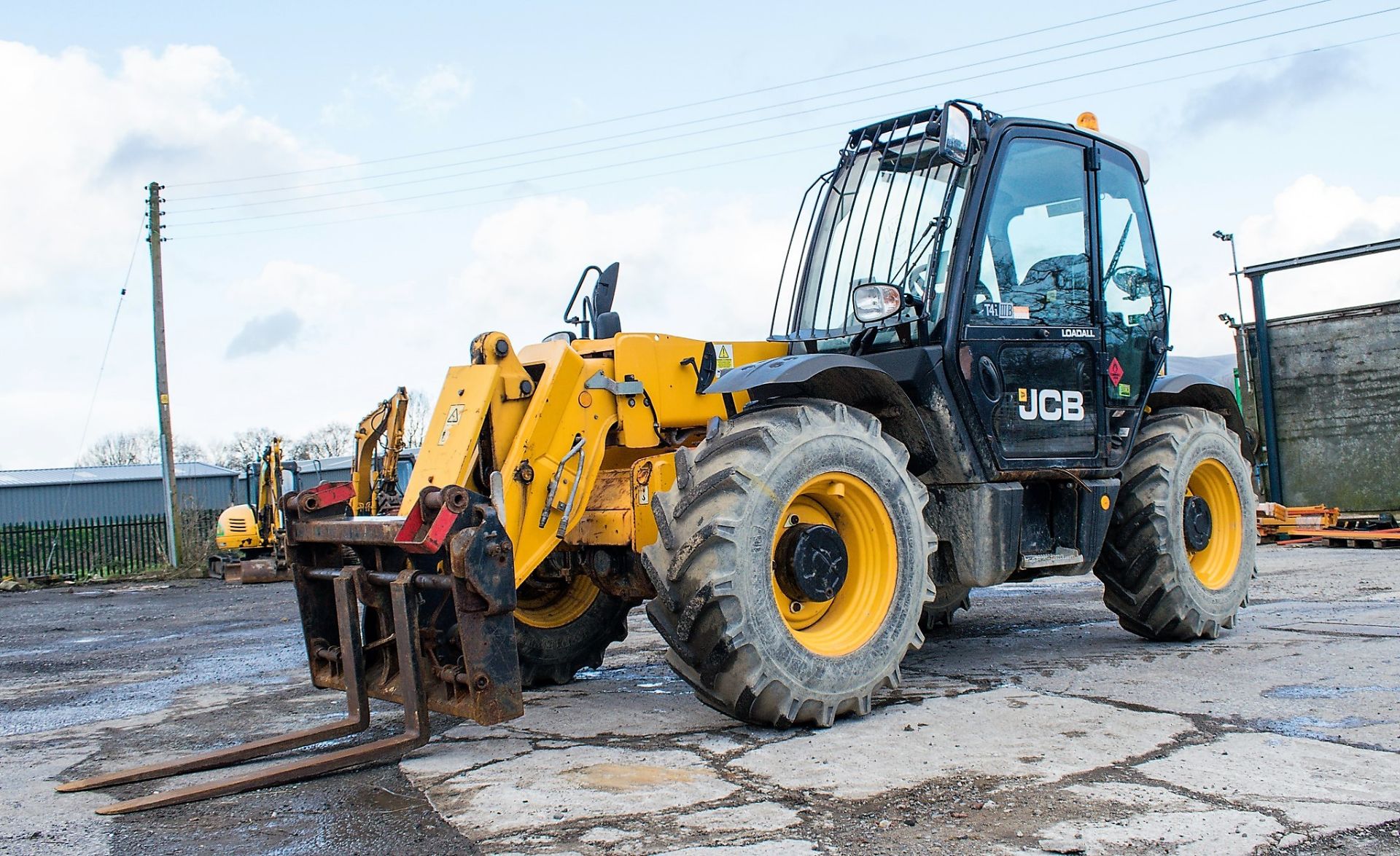 JCB 531-70 7 metre telescopic handler Year: 2013 S/N: 2176575 Reg No: MX13 PHY Recorded Hours: