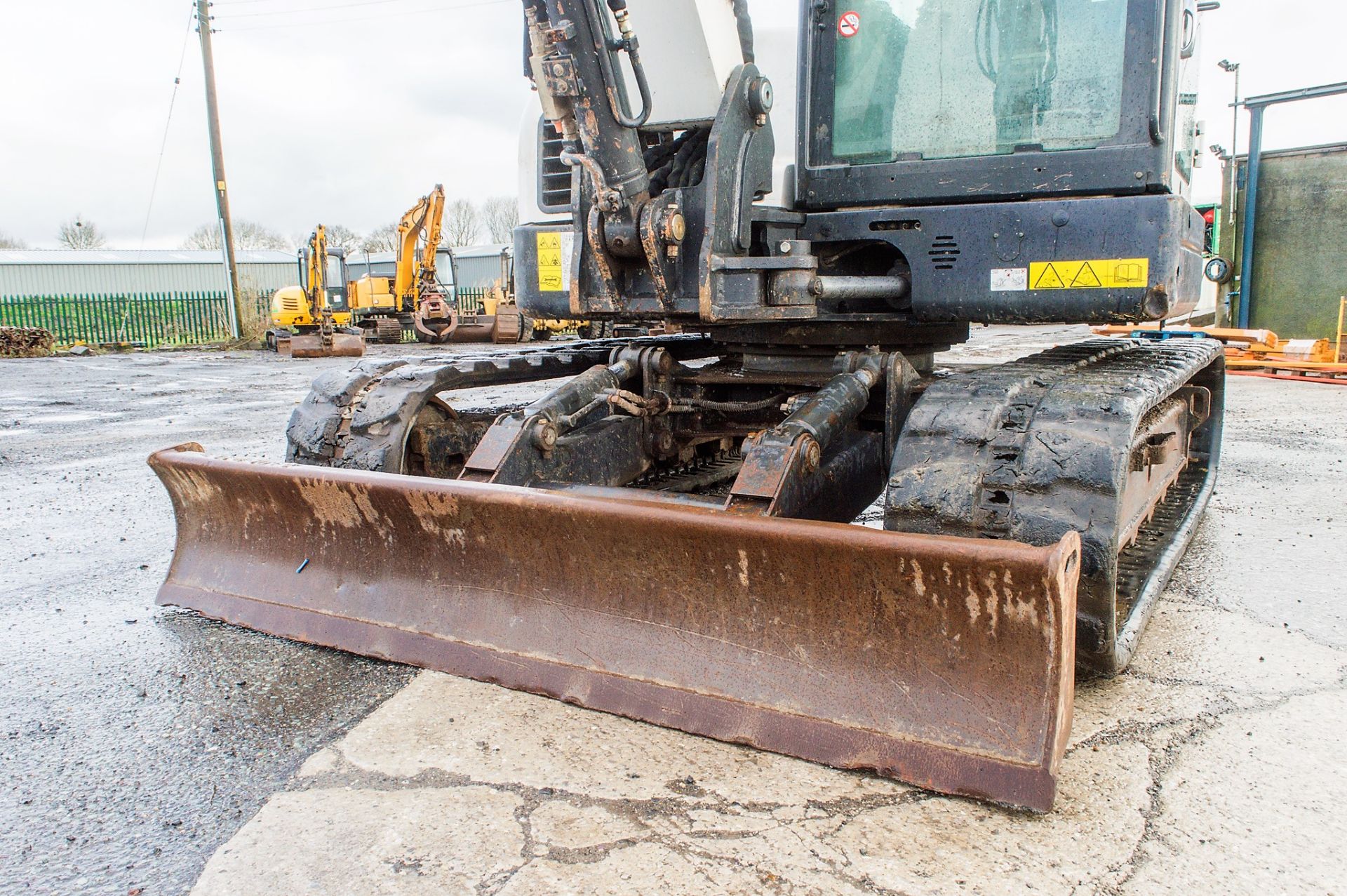 Bobcat E80 8 tonne rubber tracked excavator Year: 2013 S/N: 312768 Recorded Hours: 2778 blade, - Image 12 of 23