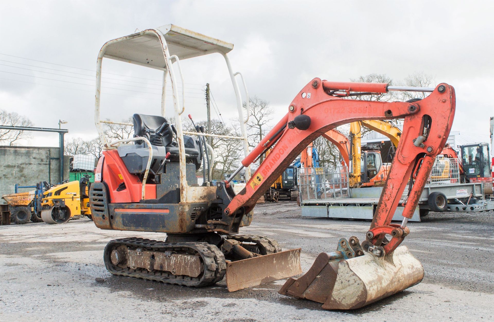 Kubota KX36-3 1.5 tonne rubber tracked mini excavator Year: 2007 S/N: Z0765727 Recorded Hours: - Image 2 of 21