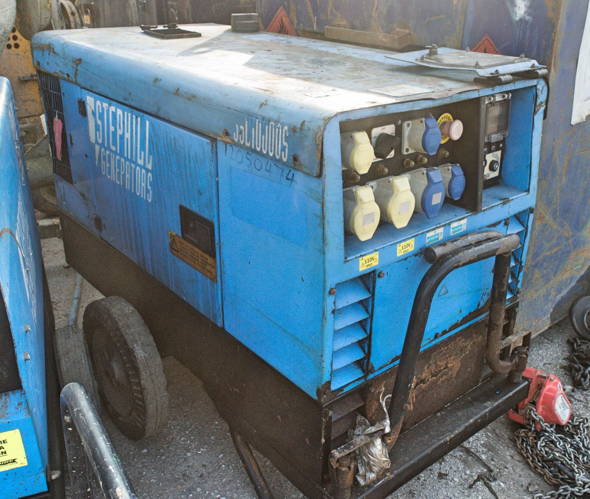 Stephill 10 kva diesel driven generator Recorded Hours: 9236