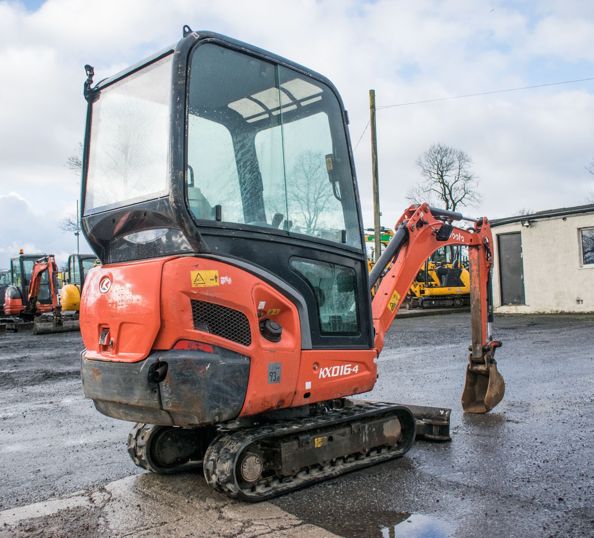 Kubota KX016.4 1.6 tonne rubber tracked mini excavator Year: 2014 S/N: 58172 Recorded hours: 1569 - Image 3 of 19