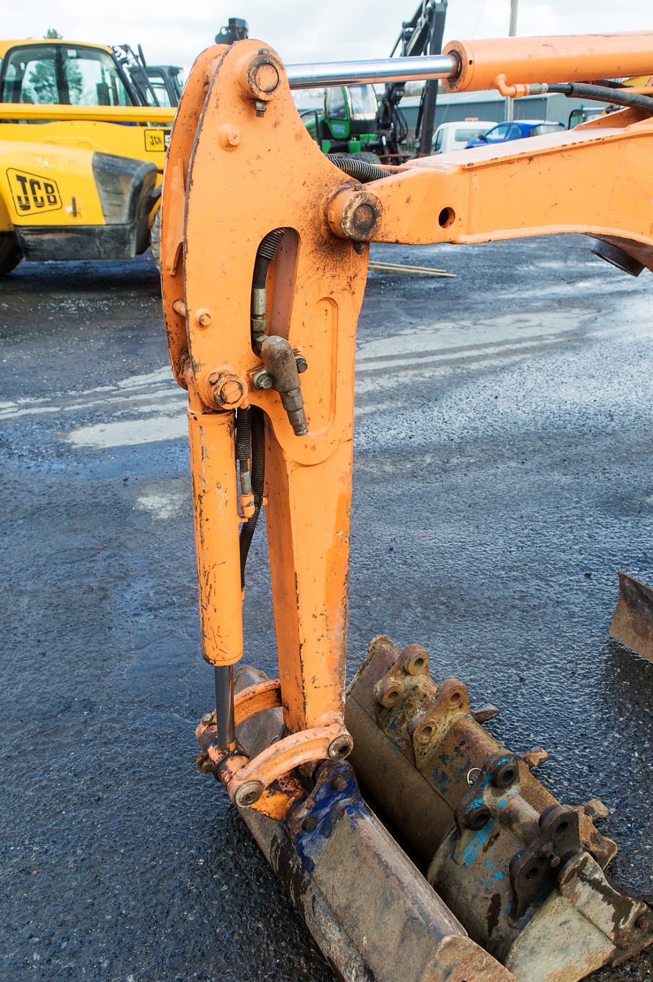 Kubota KX36-3 1.5 tonne rubber tracked mini excavator Year: S/N: Recorded Hours: 3731 blade, piped & - Image 12 of 20