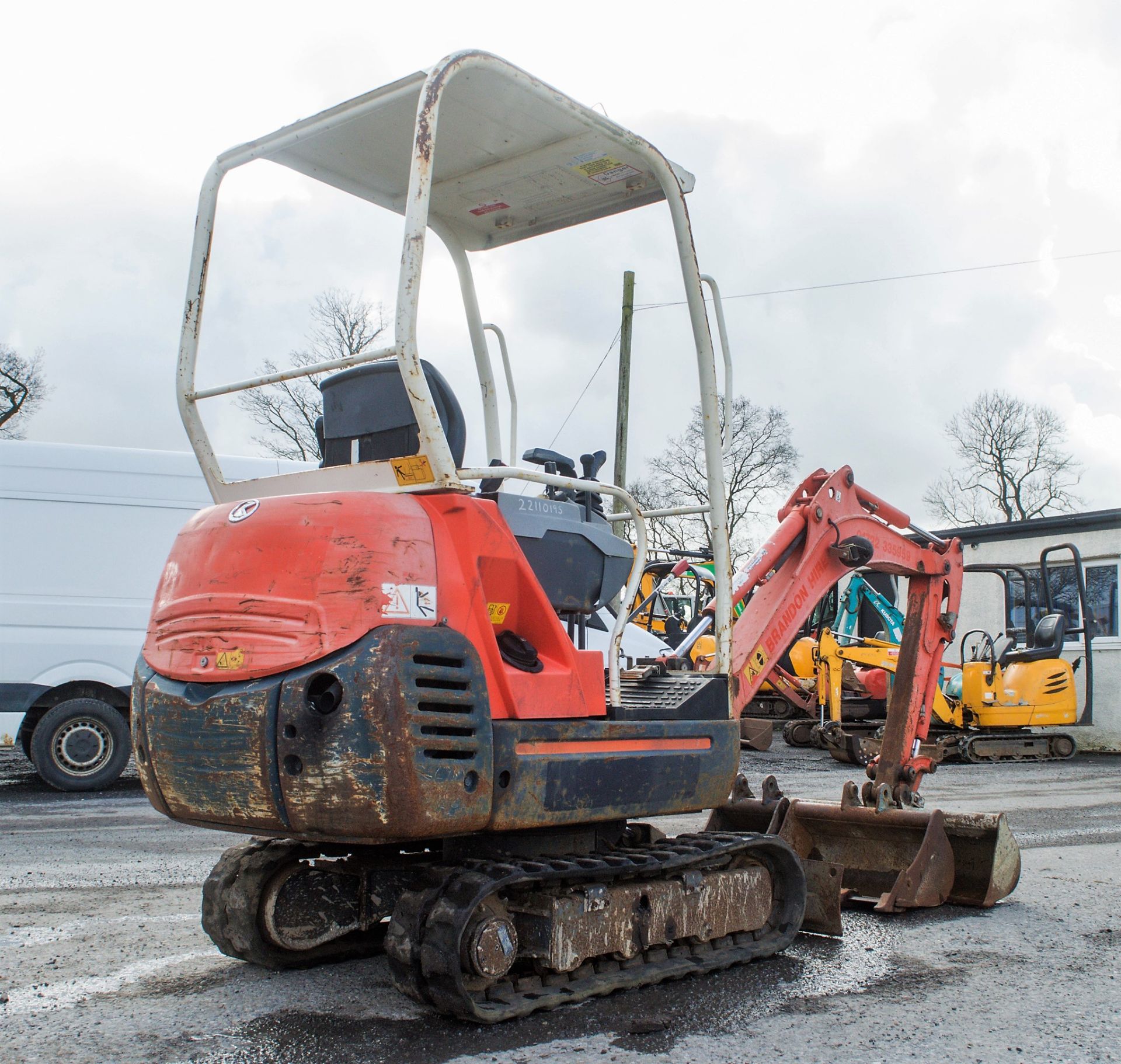 Kubota KX36-3 1.5 tonne rubber tracked mini excavator Year: 2007 S/N: Z0765727 Recorded Hours: - Image 4 of 21