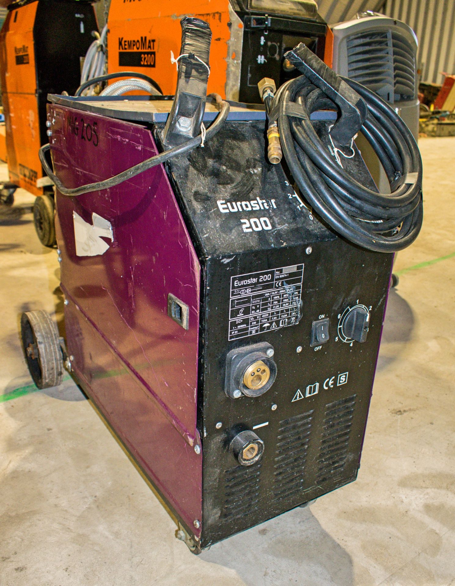 Eurostar 200 240v volt mig welding set