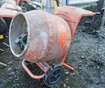 Belle 150 Minimix petrol driven cement mixer ** Engine dismantled (In skip)