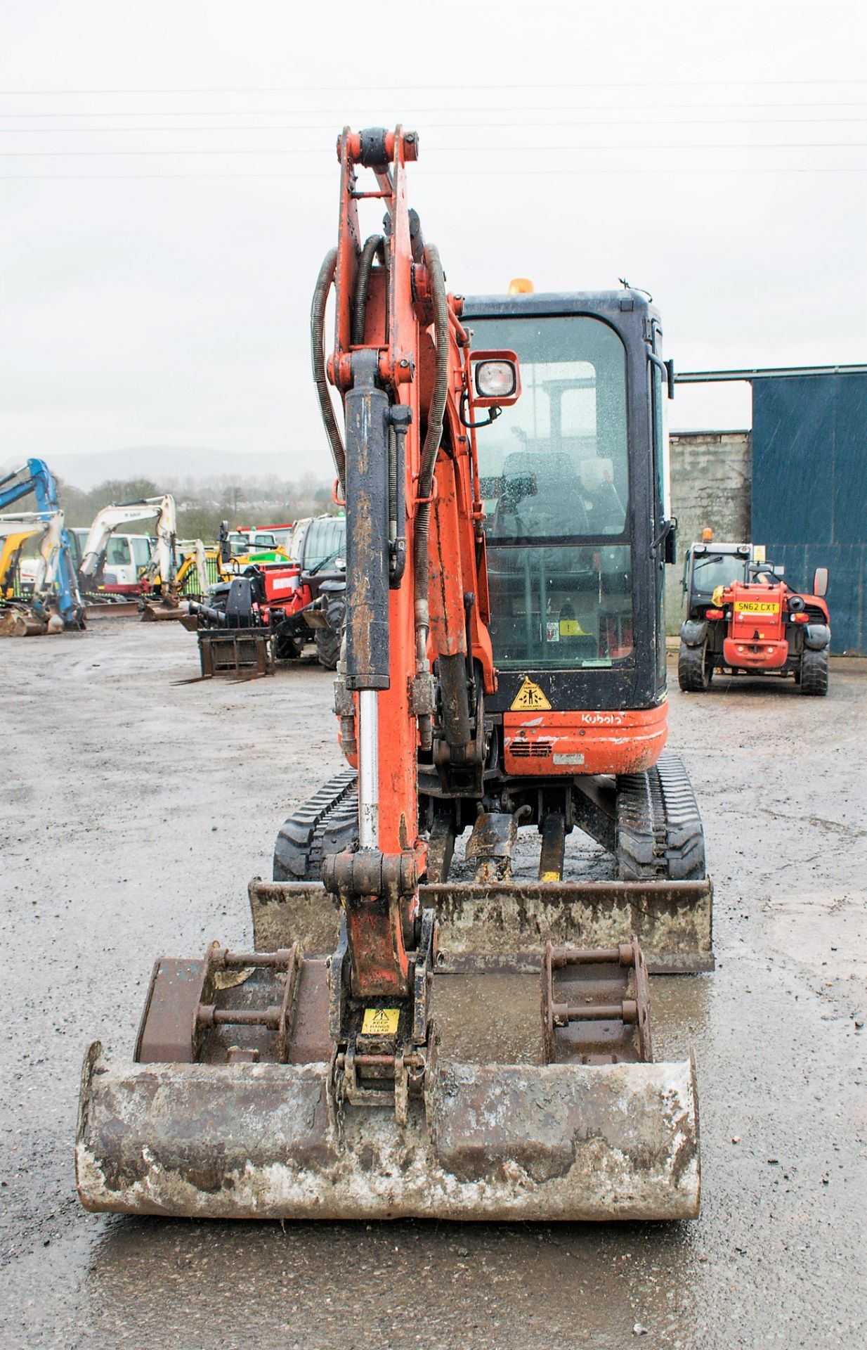 Kubota U25-3 2.5 tonne rubber tracked mini excavator Year: 2013 S/N: 25878 Recorded Hours: 2108 - Image 5 of 22