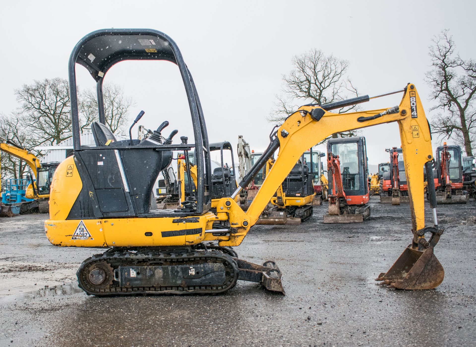 JCB 8014 1.5 tonne rubber tracked mini excavator  Year: 2016 S/N: 75425 Recorded hours: 561 LH20007 - Image 8 of 20