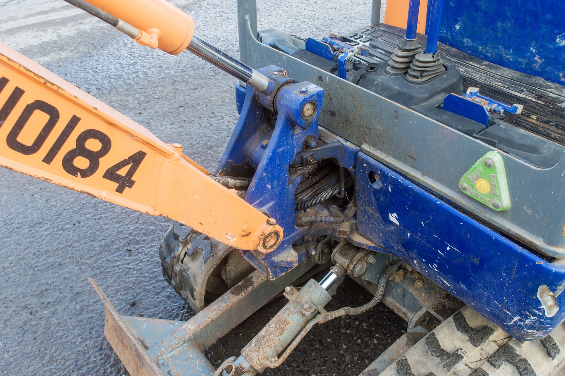 Kubota KX36-3 1.5 tonne rubber tracked mini excavator Year: S/N: Recorded Hours: 3731 blade, piped & - Image 16 of 20