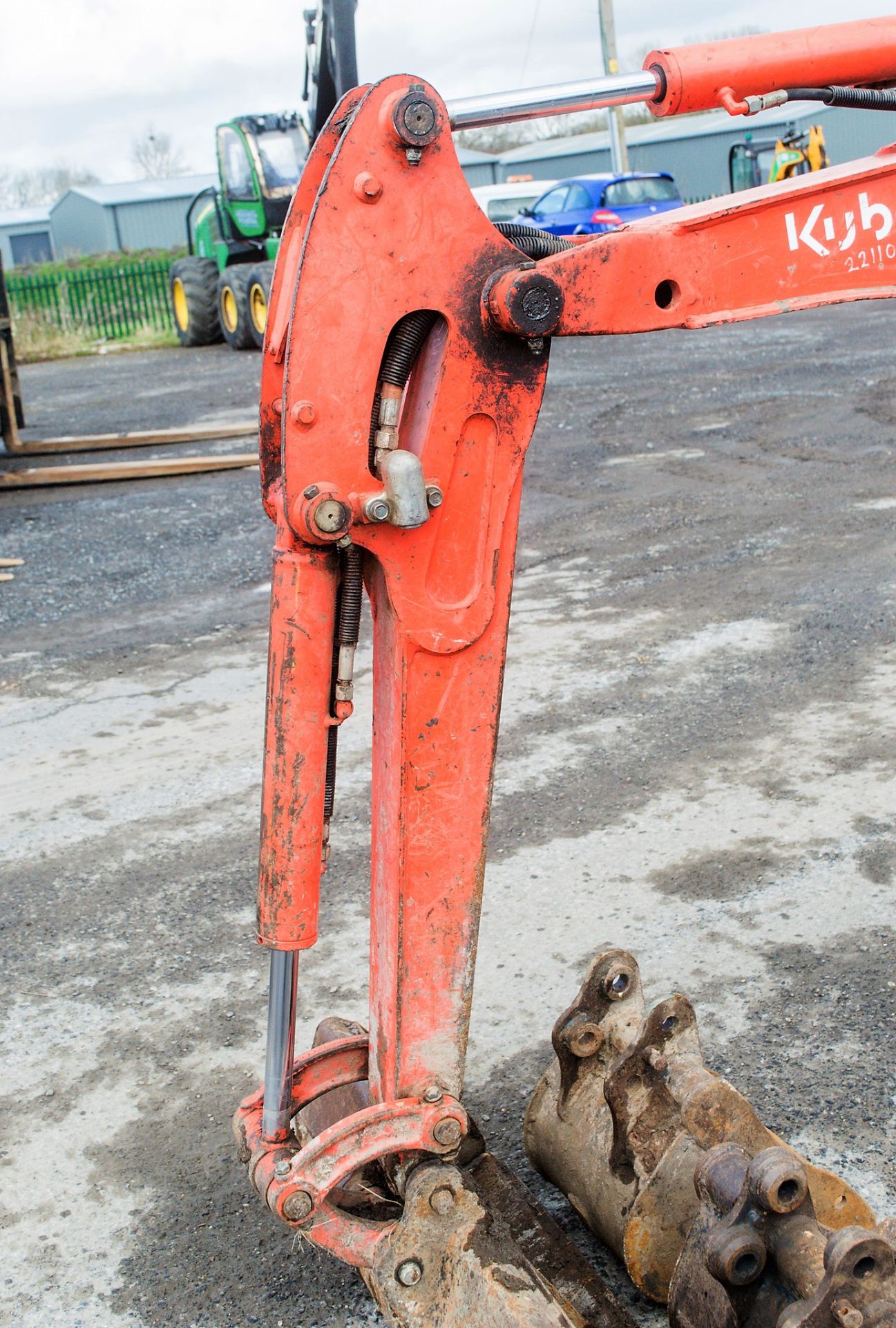 Kubota KX36-3 1.5 tonne rubber tracked mini excavator Year:  S/N: 7077625 Recorded Hours: 3396 - Bild 12 aus 21