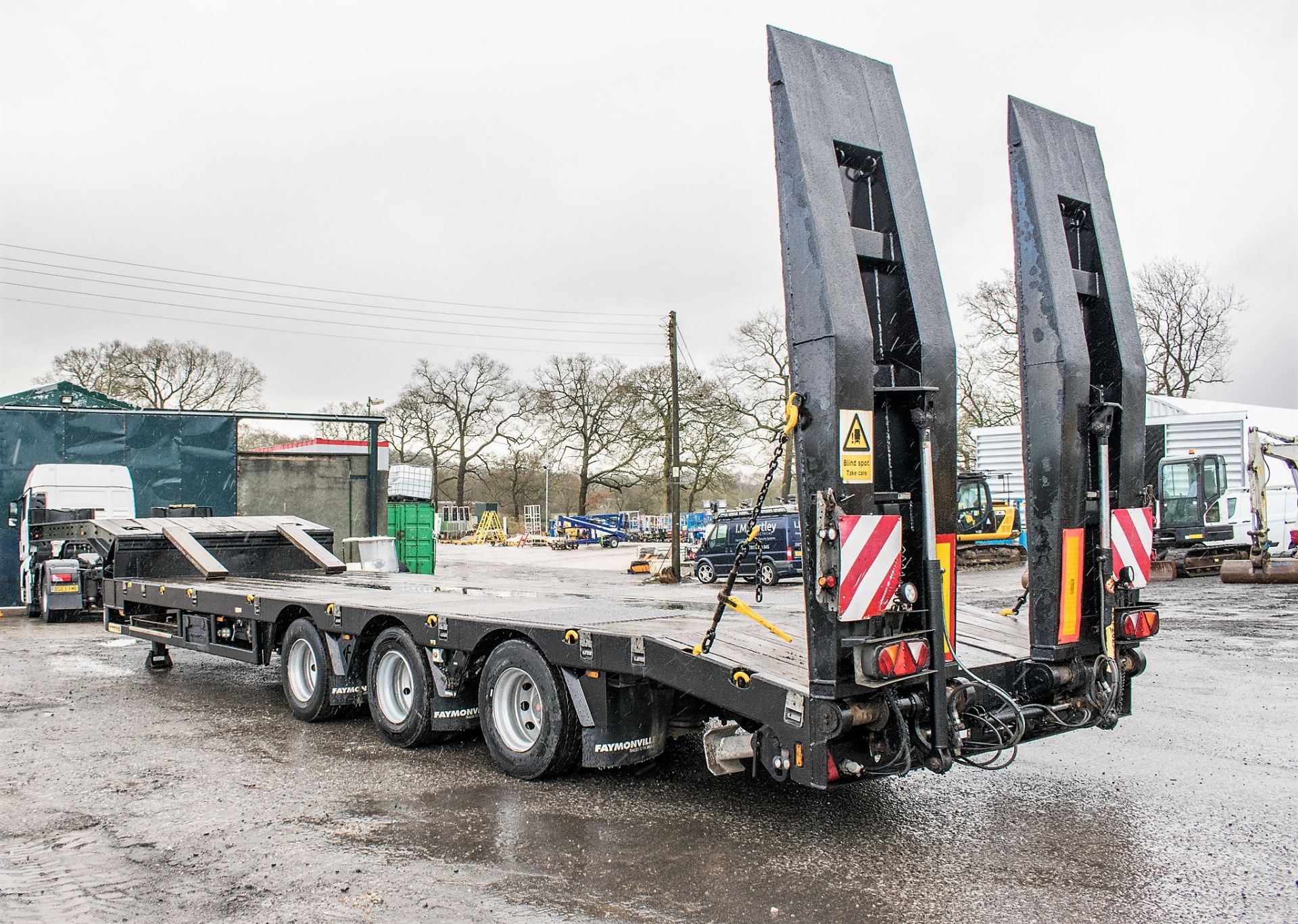 Faymonville STN-3U 13.6 metre step frame tri-axle low loader trailer  Year: 2010 S/N: 309100009291 - Image 4 of 26