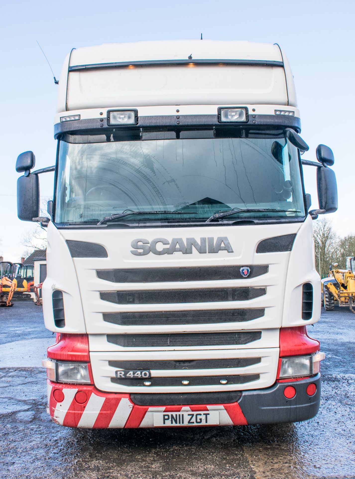 Scania R440 Topline 6 x 2 26 tonne curtain sided draw bar lorry Registration number: PN11 ZGT Date - Image 5 of 23