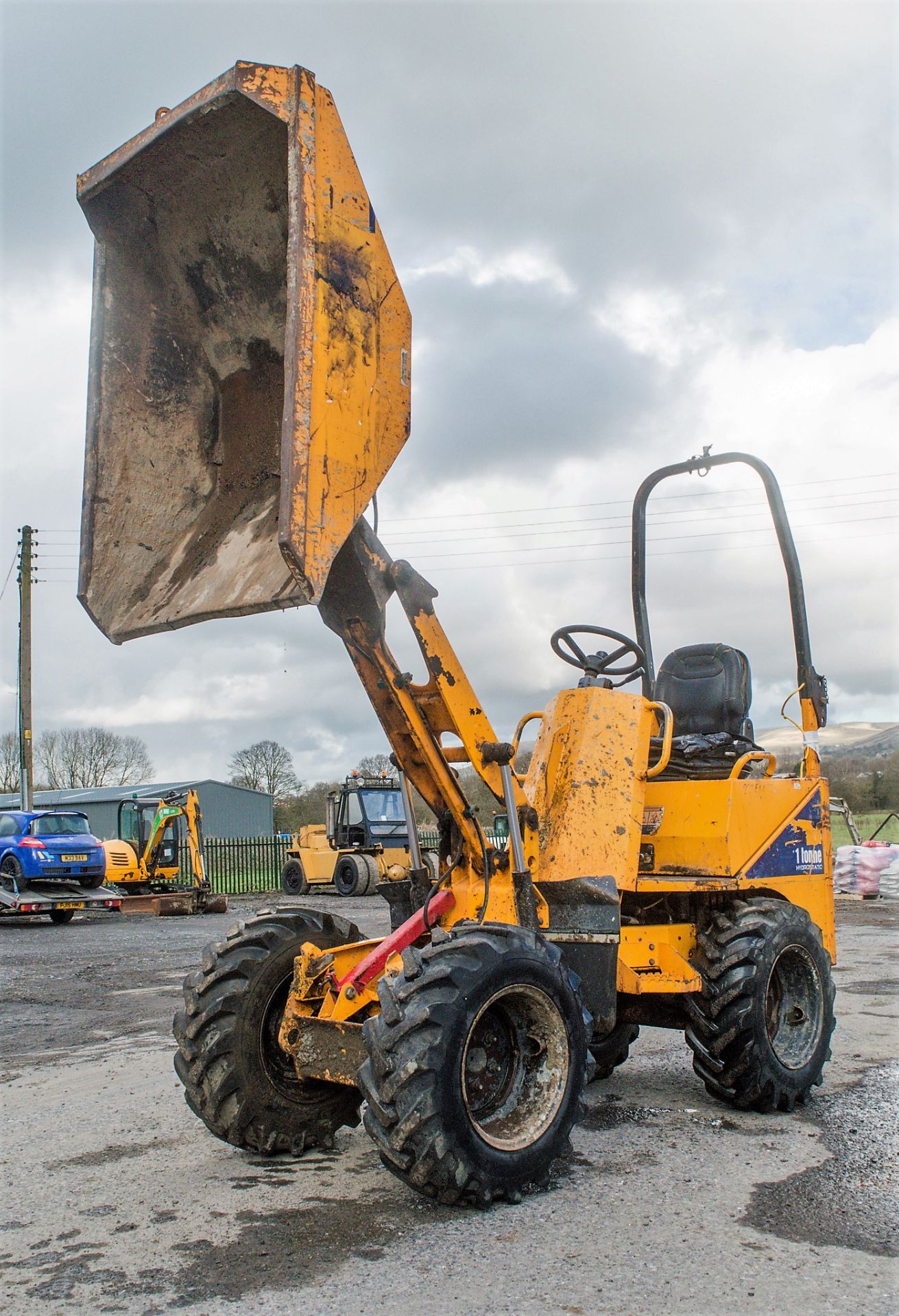 Thwaites 1 tonne hi tip dumper Year: 2007 S/N: 708B1761 Recorded Hours: 2420 220E0033 - Image 9 of 19