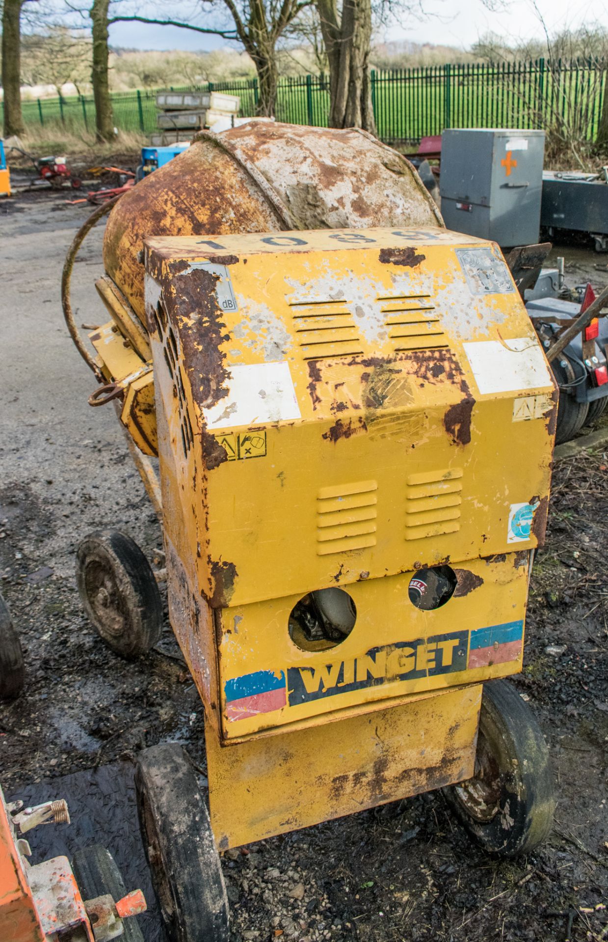 Winget 100T diesel driven site mixer 1089 - Image 2 of 3