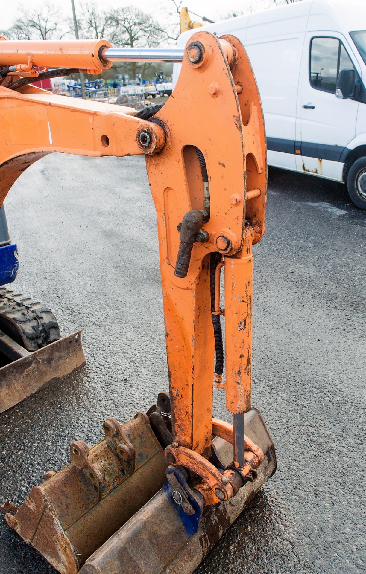 Kubota KX36-3 1.5 tonne rubber tracked mini excavator Year: S/N: Recorded Hours: 3731 blade, piped & - Image 13 of 20