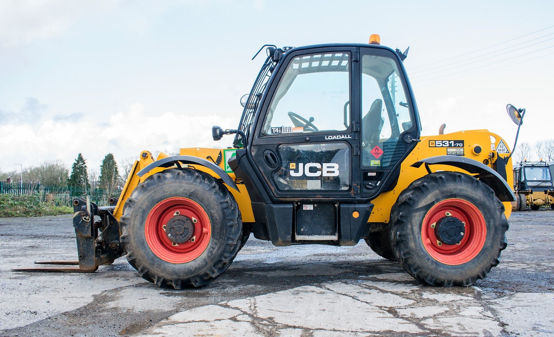 JCB 531-70 7 metre telescopic handler Year: 2014 S/N: 2341931 Reg No: MX64 PZR Recorded Hours: - Image 7 of 21