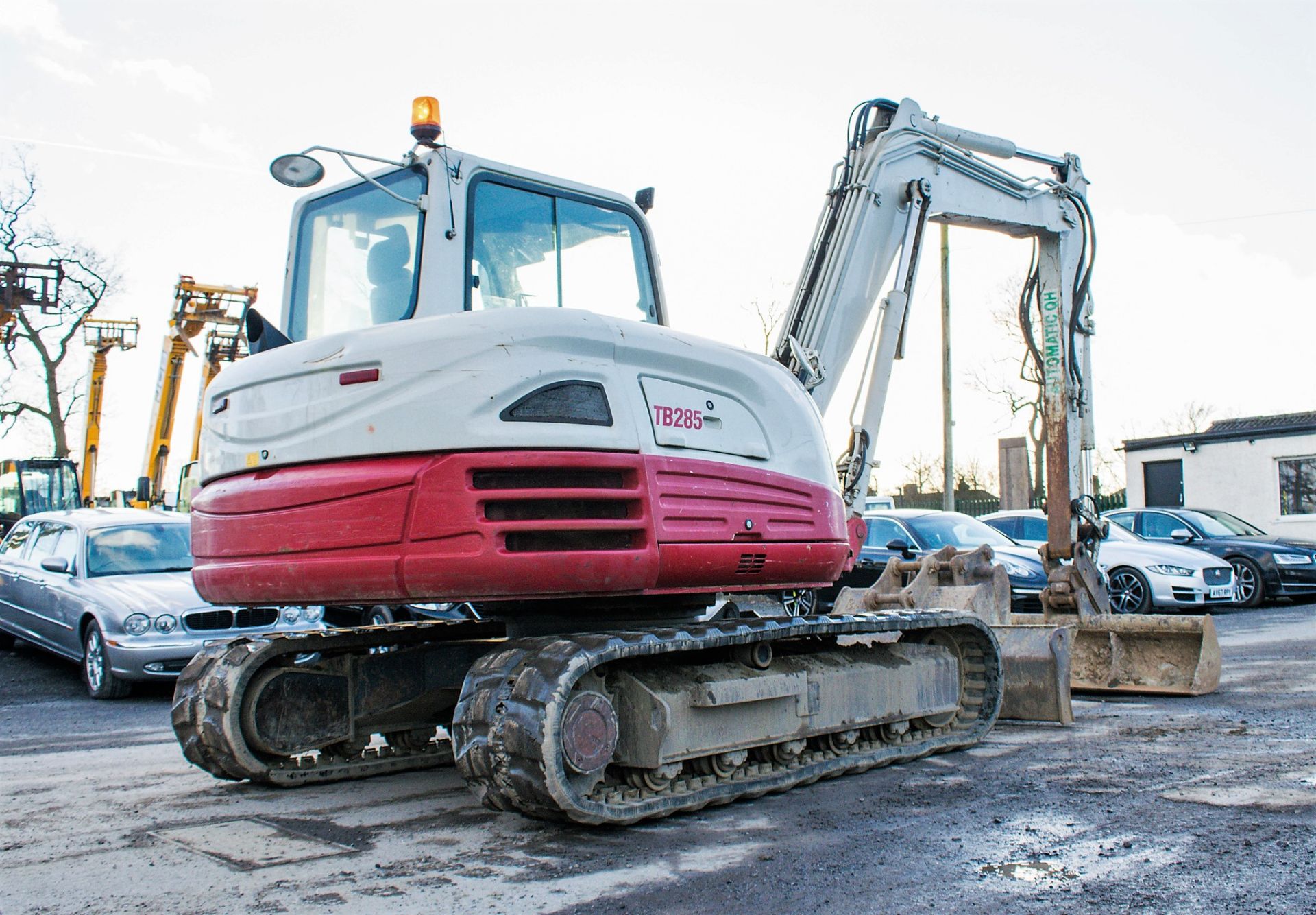 Takeuchi TB285 8.5 tonne rubber tracked excavator Year: 2013 S/N: 185000689 Recorded hours: 6505 - Image 4 of 21