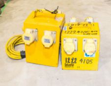 2 - 110v distribution boxes