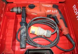 Hilti VD-30 110v hammer drill c/w carry case