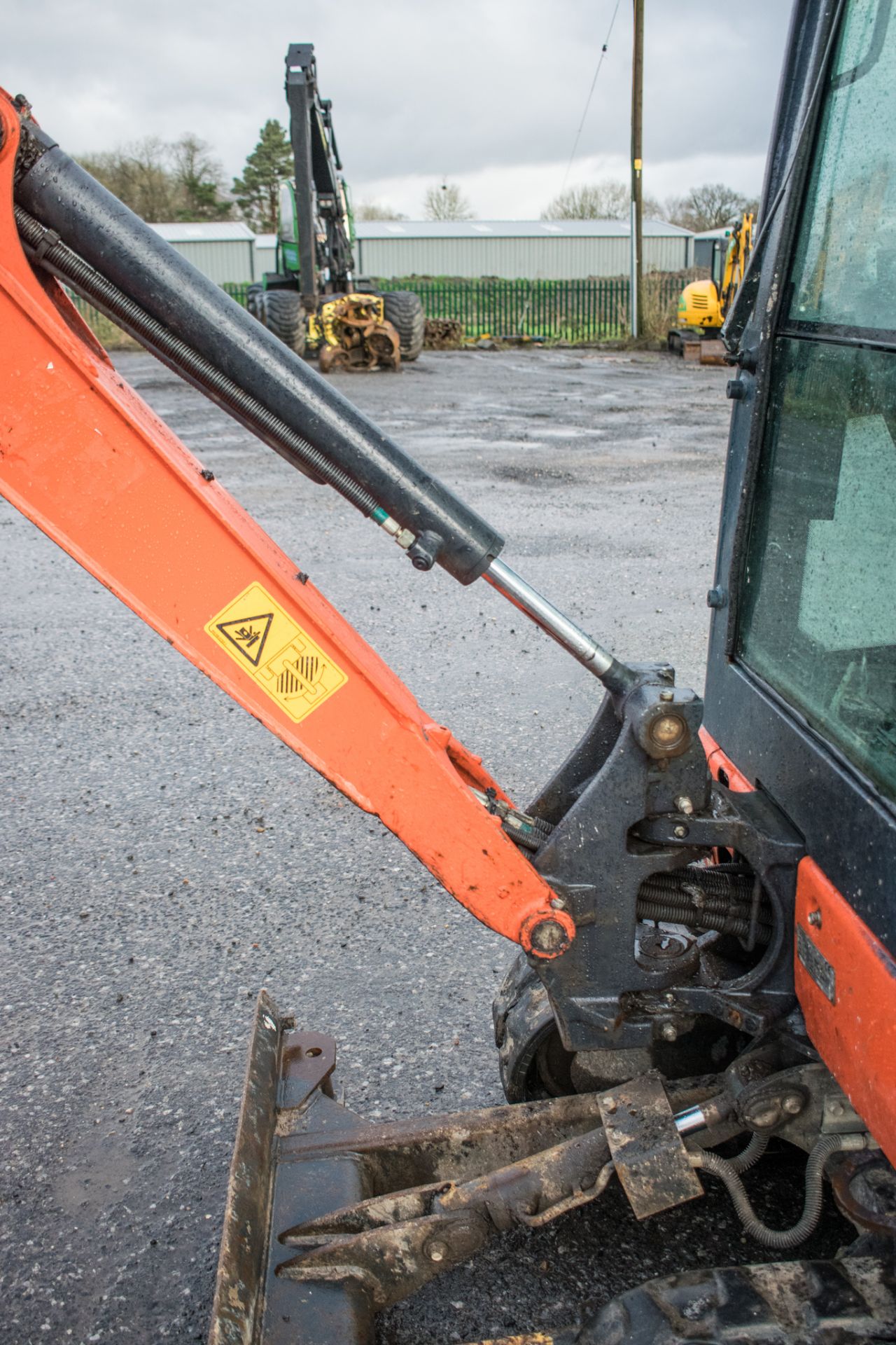 Kubota KX016.4 1.6 tonne rubber tracked mini excavator Year: 2014 S/N: 58172 Recorded hours: 1569 - Image 13 of 19