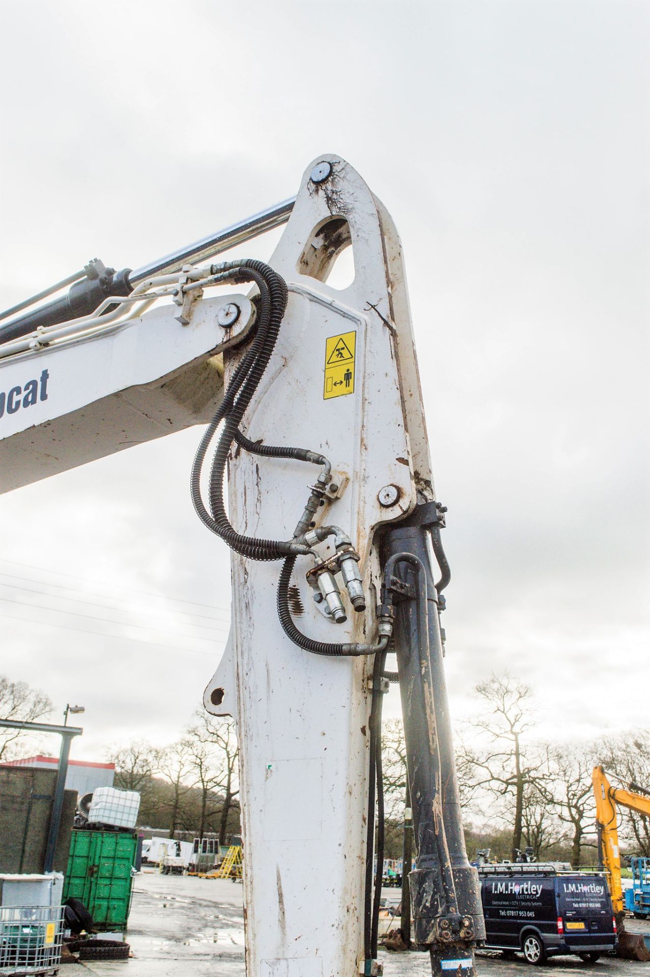 Bobcat E80 8 tonne rubber tracked excavator Year: 2013 S/N: 312768 Recorded Hours: 2778 blade, - Image 15 of 23