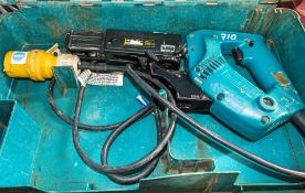 Makita 110v screw gun c/w carry case