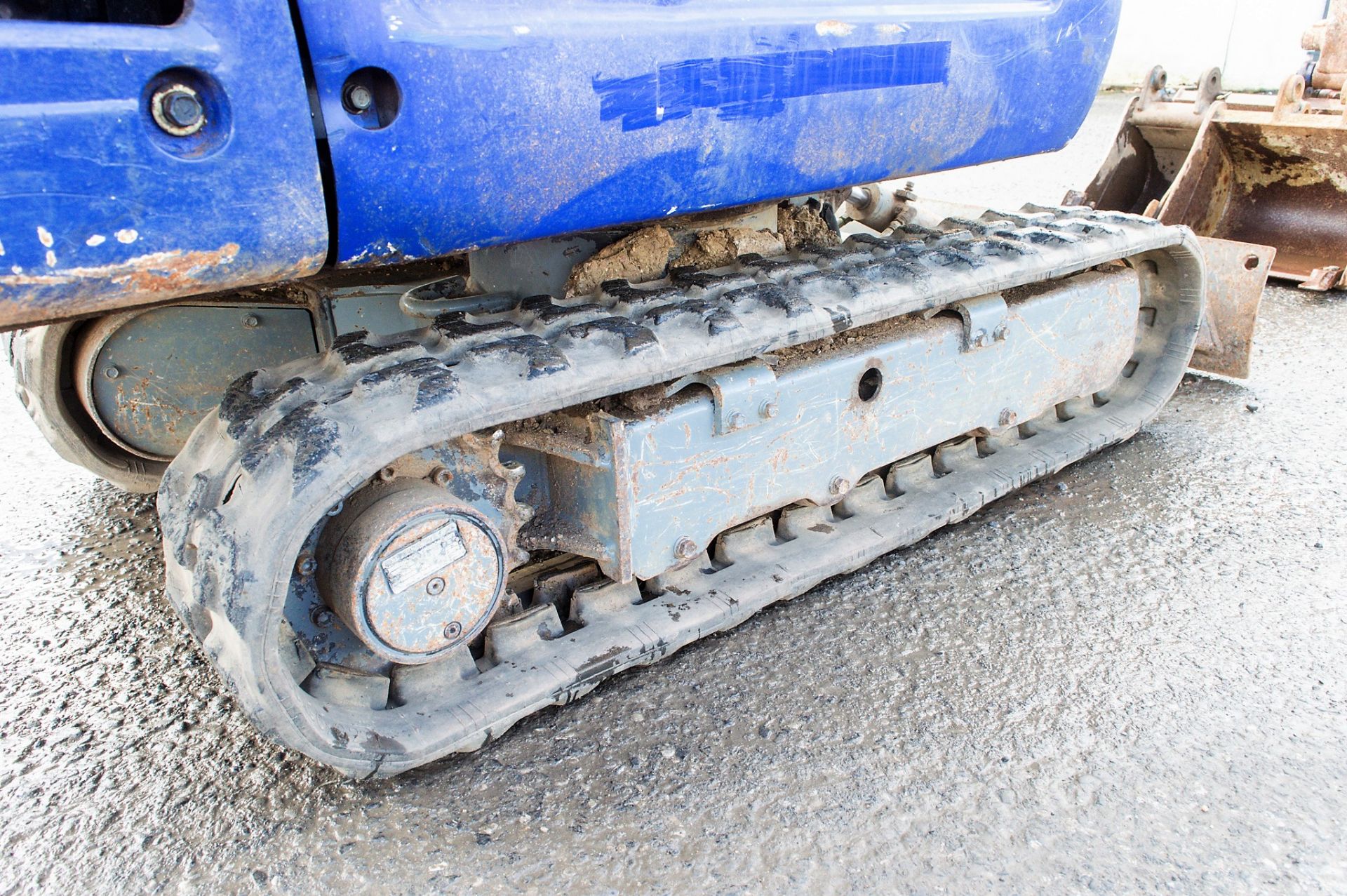 Kubota KX36-3 1.5 tonne rubber tracked mini excavator Year: S/N: Recorded Hours: 3731 blade, piped & - Image 9 of 20