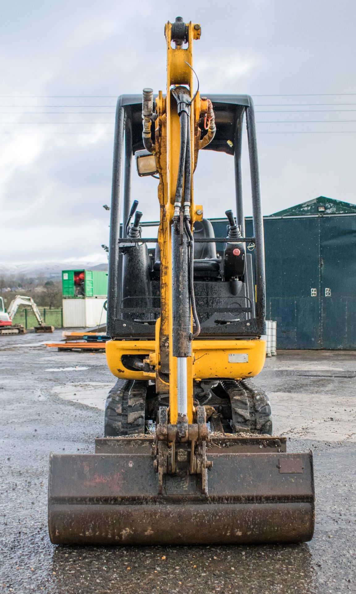 JCB 8014 1.5 tonne rubber tracked mini excavator Year: 2016 S/N: 75109 Recorded hours: 831 blade, - Image 5 of 20