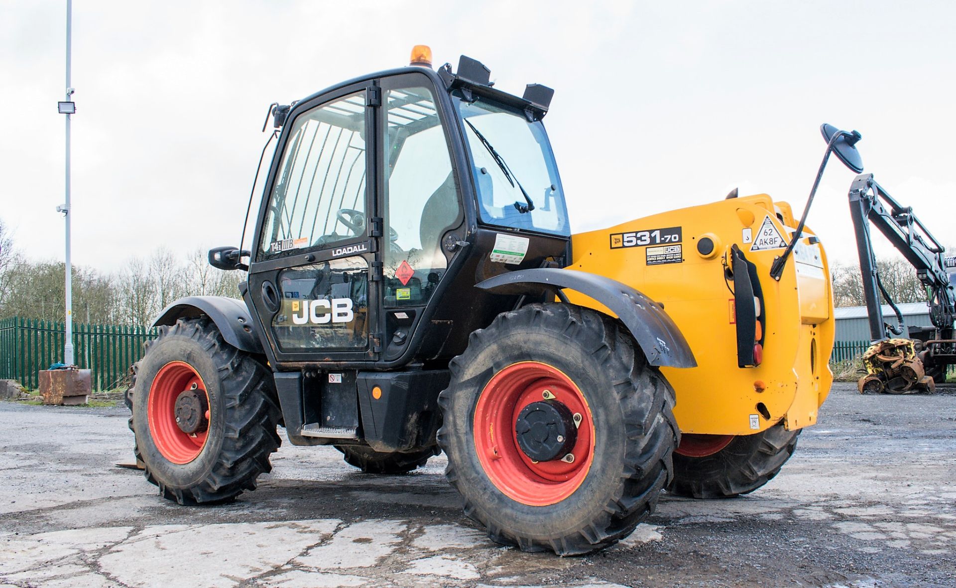 JCB 531-70 7 metre telescopic handler Year: 2014 S/N: 2341931 Reg No: MX64 PZR Recorded Hours: - Image 3 of 21