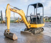 JCB 8014 1.5 tonne rubber tracked mini excavator Year: 2016 S/N: 75109 Recorded hours: 831 blade,