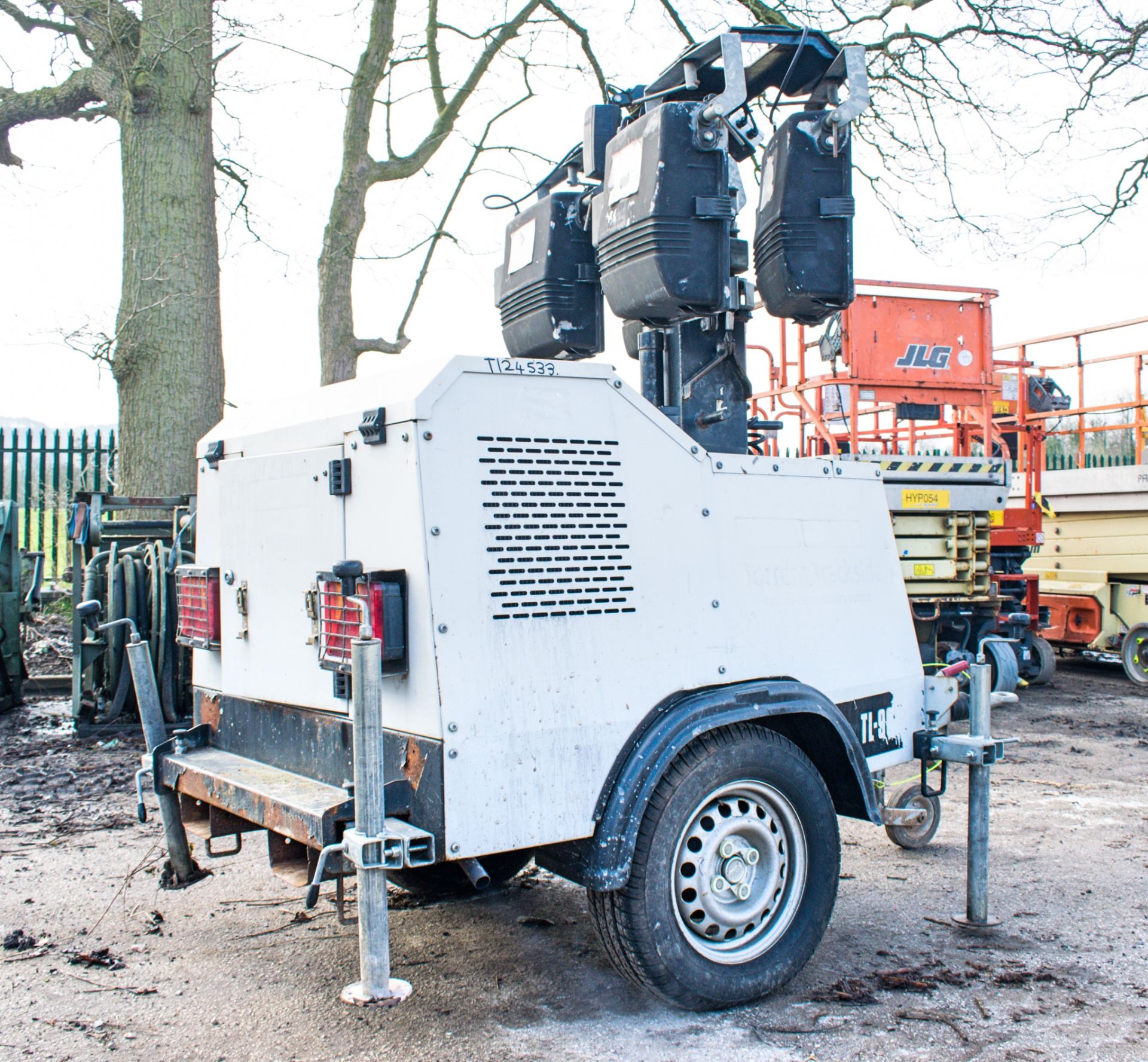 SMC TL-90 diesel driven mobile lighting tower Year: 2011 S/N: 19050 Recorded Hours: T127387 - Image 4 of 8