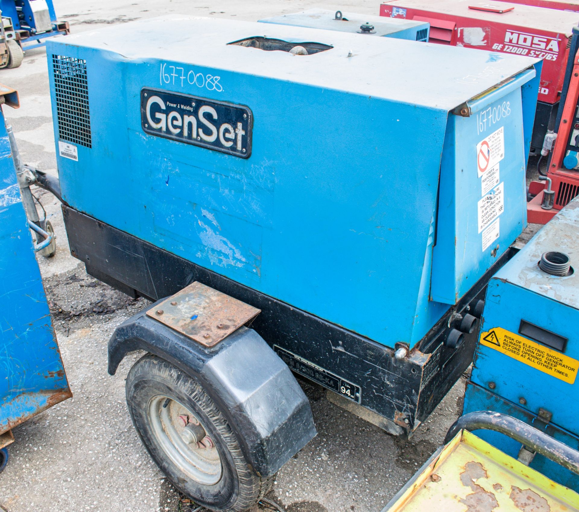 Genset MPM 8/300 SS-KA diesel driven welder/generator 16770088 - Image 2 of 4