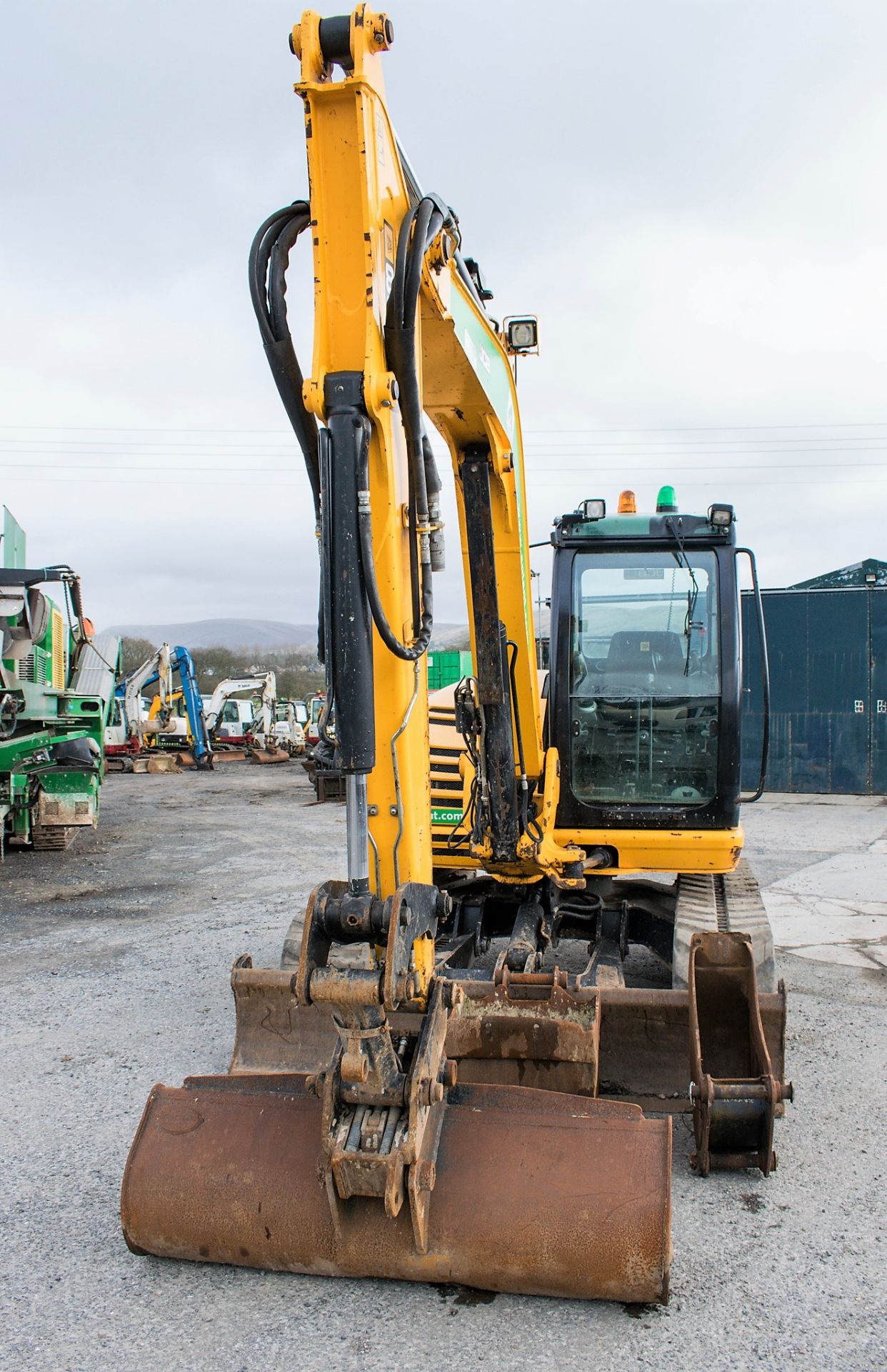 JCB 8085 Eco ZTS 8.5 tonne rubber tracked excavator Year: 2013 S/N: 1073096 Recorded Hours: 91952 ( - Image 5 of 23