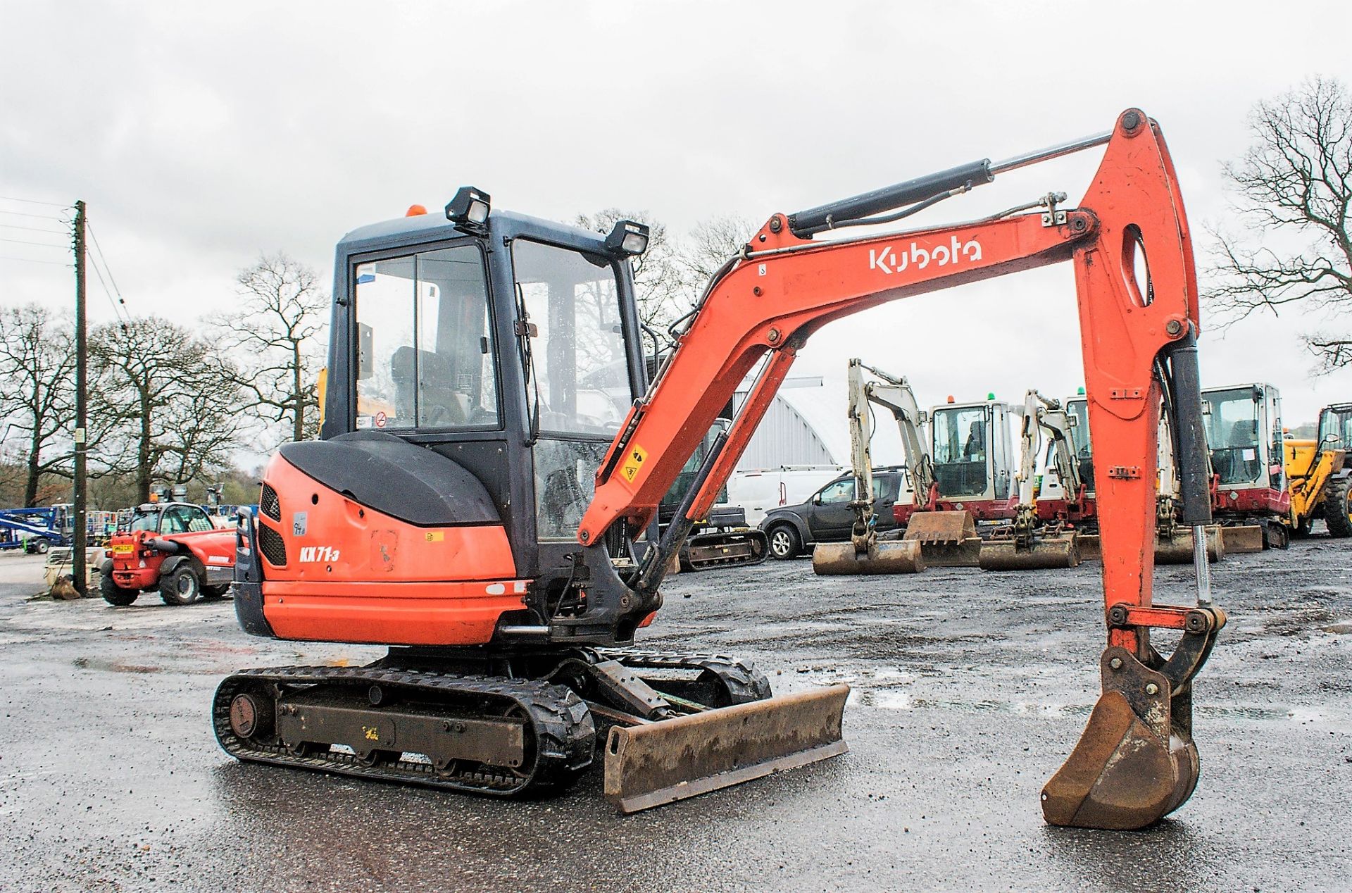 Kubota KX71-3 2.8 tonne rubber tracked mini excavator Year: 2013 S/N: 78542 Recorded Hours: 3068 - Image 2 of 22