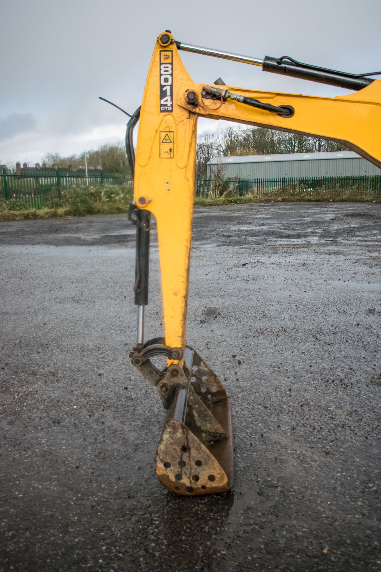 JCB 8014 1.5 tonne rubber tracked mini excavator Year: 2016 S/N: 75109 Recorded hours: 831 blade, - Image 11 of 20