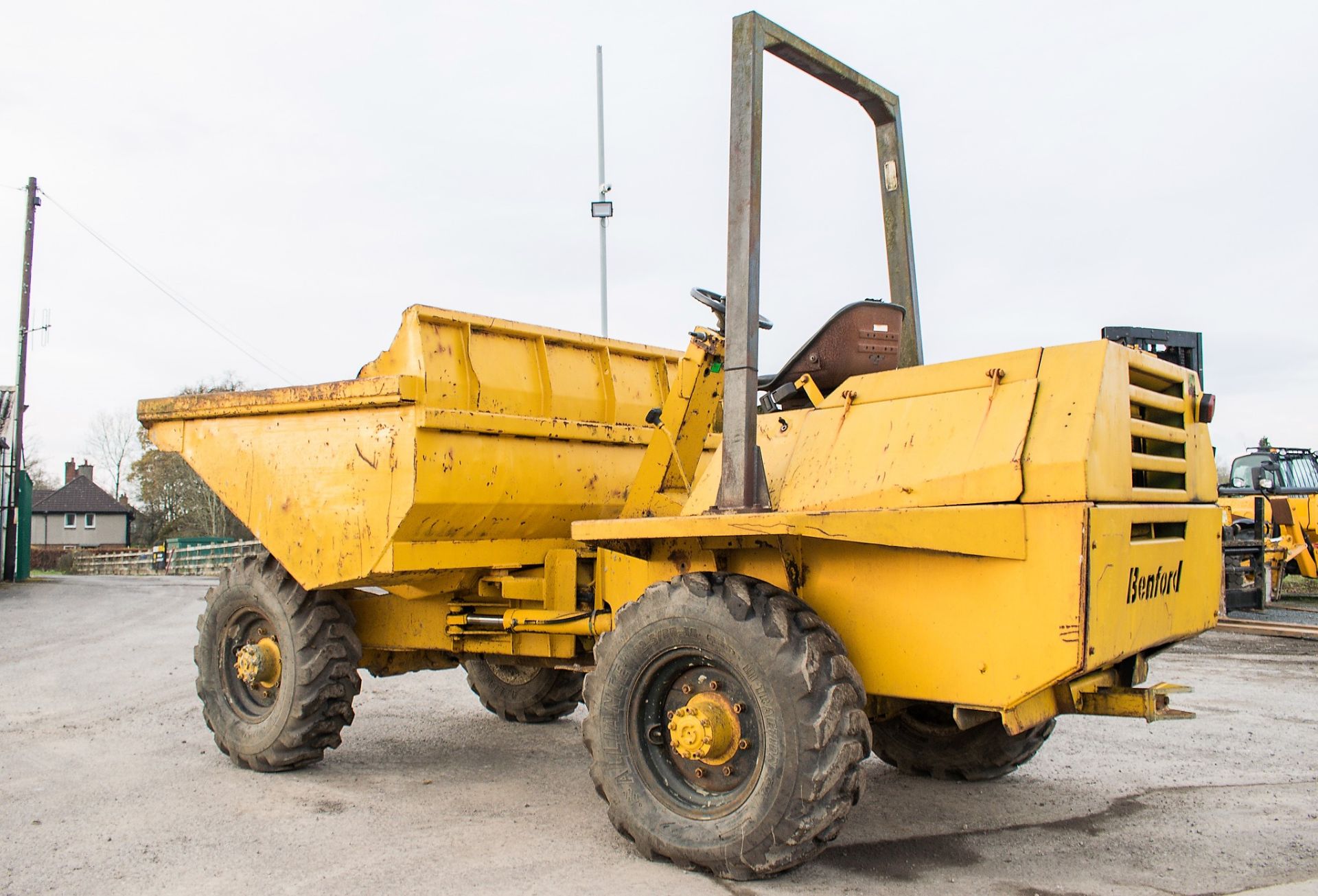 Benford Terex 5 tonne straight skip dumper S/N: A446 Recorded Hours: Not displayed (Clock blank) - Image 3 of 16