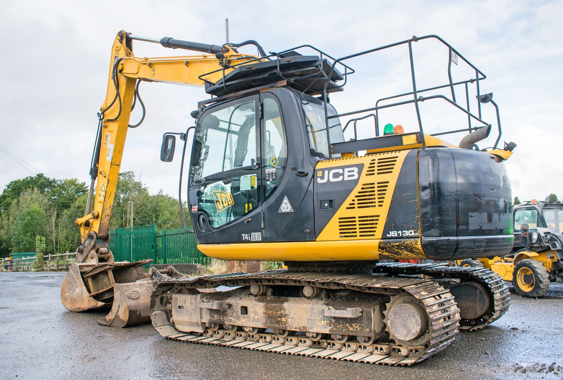 JCB JS130 LC 14 tonne steel tracked excavator Year: 2014 S/N: 2134023 Recorded Hours: 6798 auxiliary - Image 3 of 22