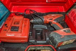Hilti SFH 22A 22v cordless drill c/w battery, charger & carry case