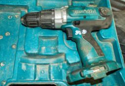 Makita 18v cordless drill c/w carry case ** No battery & No charger **