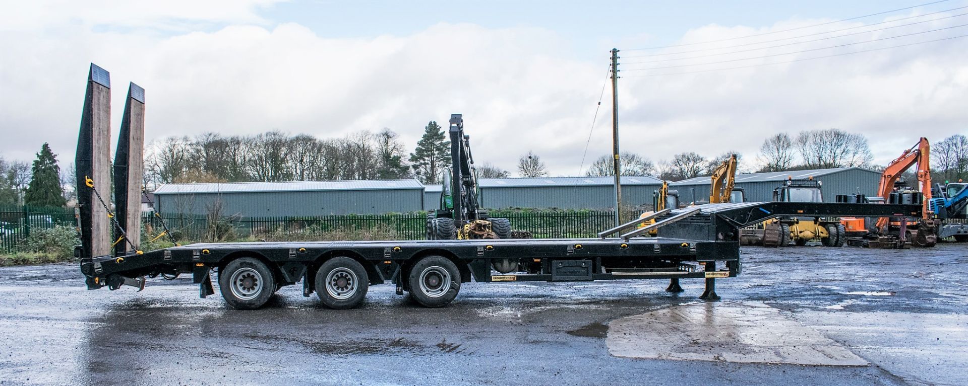 Faymonville STN-3U 13.6 metre step frame tri-axle low loader trailer  Year: 2010 S/N: 309100009291 - Image 7 of 26