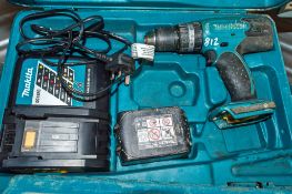 Makita 18v cordless drill c/w battery, charger & carry case