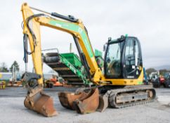 JCB 8085 Eco ZTS 8.5 tonne rubber tracked excavator Year: 2013 S/N: 1073096 Recorded Hours: 91952 (