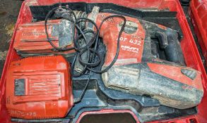 Hilti TE 30-A36 36v cordless SDS hammer drill c/w 2- batteries, charger & carry case A675476